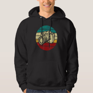 Retro Vintage Sunset Photography Photographer Came Hoodie