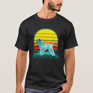 Retro Vintage Sunset Soft Coated Wheaten Terrier T-Shirt