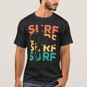 Retro Vintage Surfing For Surfers T-Shirt