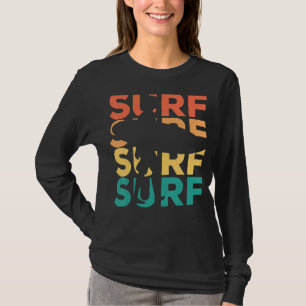 Retro Vintage Surfing For Surfers T-Shirt