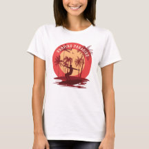 Retro vintage Surfing paradise T-Shirt