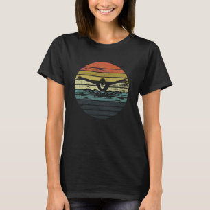 Retro Vintage Swim  Swimmer T-Shirt
