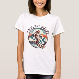 Retro Vintage Taos Ski Valley New Mexico Ski Winte T-Shirt