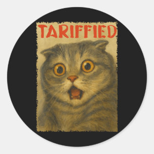 Retro Vintage Tariffied Tariff-ied Classic Round Sticker