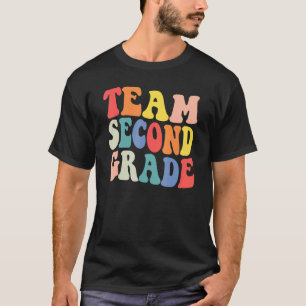 Retro Vintage Team 2nd Grade Happy First Day Of Sc T-Shirt