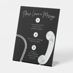 Retro Vintage Telephone Audio Guest Book Sign
