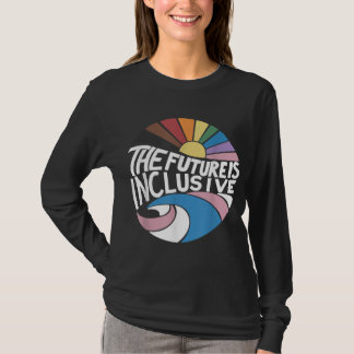 Retro Vintage The Future Is Inclusive LGBT Gay Rig T-Shirt