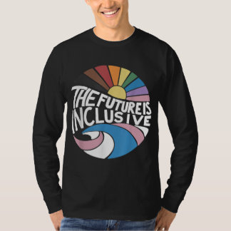 Retro Vintage The Future Is Inclusive LGBT Gay Rig T-Shirt