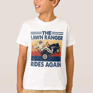Retro Vintage The Lawn Ranger Rides Again T-Shirt