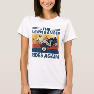Retro Vintage The Lawn Ranger Rides Again T-Shirt