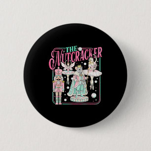 Retro Vintage The Nutcracker Sugar Fairy Plum Chri 6 Cm Round Badge