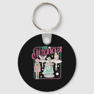 Retro Vintage The Nutcracker Sugar Fairy Plum Chri Key Ring