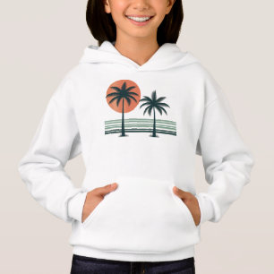 Retro/vintage tropical palms tree