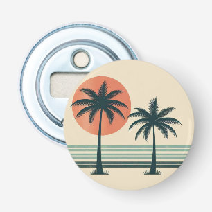 Retro/vintage tropical palms tree bottle opener