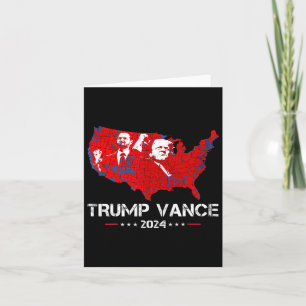 Retro Vintage Trump Vance 2024 We The People Elect Card