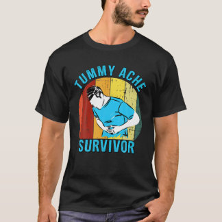 Retro Vintage Tummy Ache Survivor T-Shirt