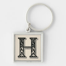 Retro Vintage Typeface H Monogram