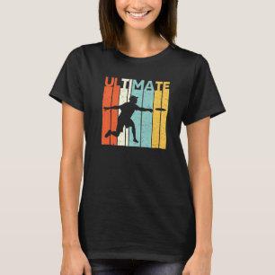 Retro Vintage Ultimate Frisbee Flying Disc Frisbee T-Shirt