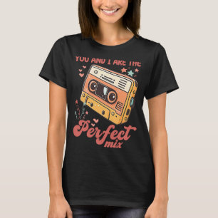 Retro Vintage Valentine's Day Cassette 80's Men Wo T-Shirt