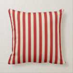 Retro Vintage Vertical PopCorn Classic Stripes Cushion<br><div class="desc">A retro style popcorn red and beige stripes decor in horizontal or in vertical fashion are a modern classic graphic design style that always make for a great custom gift for yourself or for someone special on your list, these are sure to make an impression on any festive occasions. Email...</div>