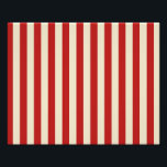 Retro Vintage Vertical PopCorn Classic Stripes Photo Print<br><div class="desc">A stripes decor in horizontal or in vertical fashion are a modern classic graphic design style that always make for a great custom gift for yourself or for someone special on your list, these are sure to make an impression on any festive occasions. Always happy to help. Email us using...</div>
