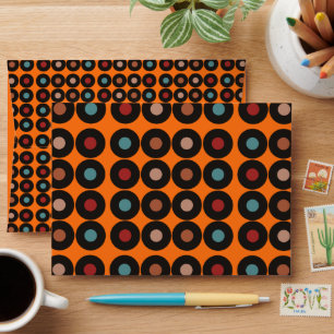 Retro Vintage Vinyl Record Music Envelope