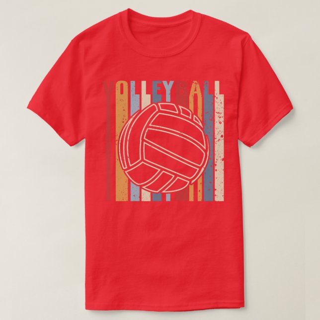 Retro Vintage Volleyball 1 T-Shirt (Design Front)