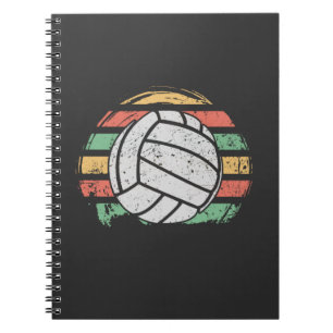 Retro Vintage Volleyball Notebook