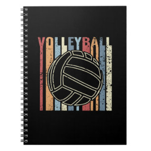 Retro Vintage Volleyball Notebook