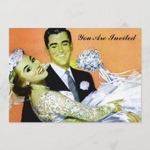 retro,vintage,wedding invitation