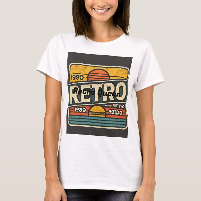 Retro Vintage Women's T-Shirt – Classic & Stylish  (Front)