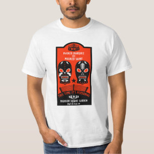 Retro Vintage Wrestling Poster T-Shirt