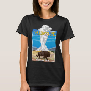 Retro Vintage Yellowstone National Park T-Shirt