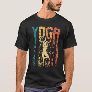 Retro Vintage Yoga T-Shirt