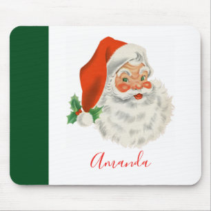 Retro Vintager Santa Claus Mouse Mat