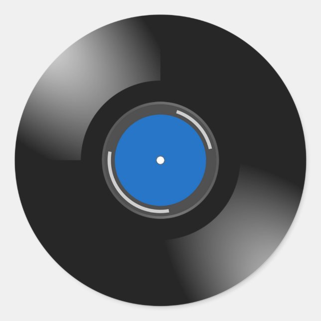 Retro Vinyl Album Record Stickers (Front)