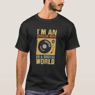 Retro Vinyl LP Disc   Vintage Vinyl T-Shirt