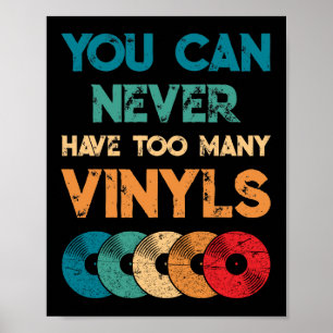 Retro Vinyl LP Record Vintage You Can Never Have Poster