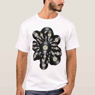 retro vinyl LP-records T-Shirt