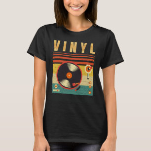 Retro Vinyl   Music Addict  Diggin Vinyl Crate T-Shirt