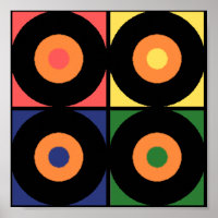 Retro Vinyl Pop Print