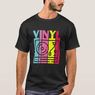 Retro Vinyl Record 80s Music  90s Lover 33 45 78 R T-Shirt