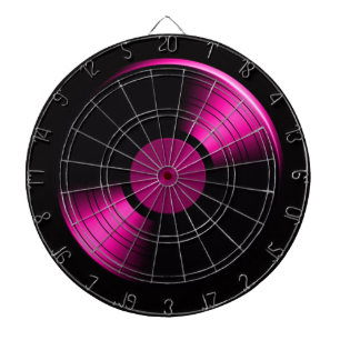Retro Vinyl Record Album Dartboard