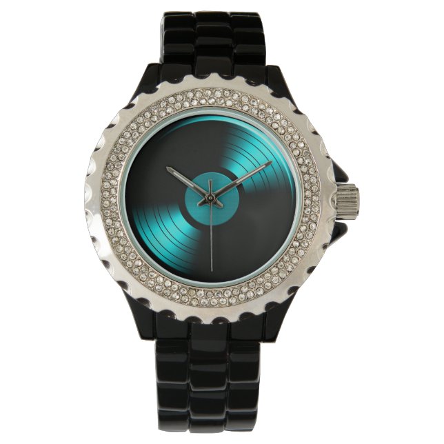 Retro Vinyl Record Album Watch (Front)