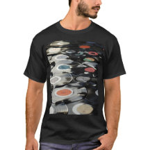 Retro Vinyl Record Collection T-Shirt - Vintage Mu