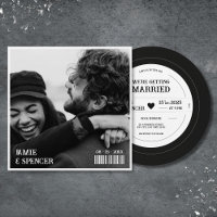 Retro Vinyl Record Cover Photo  Album Wedding