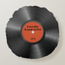 Retro Vinyl Record Custom Favourite Band Musician