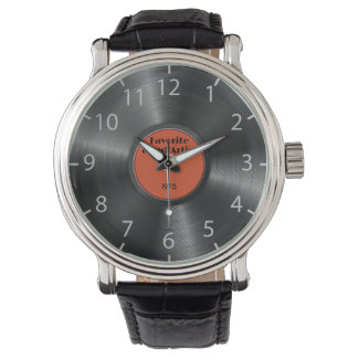 Retro Vinyl Record Favourite Band Musician Music Watch