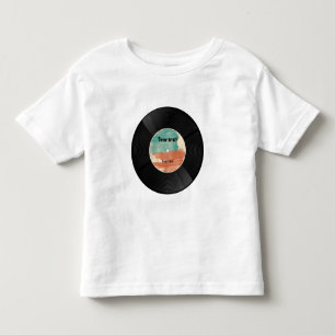 Retro Vinyl Record Music Album  Toddler T-Shirt