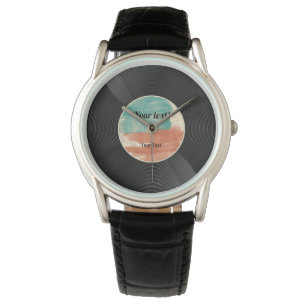 Retro Vinyl Record Music Album  Watch
